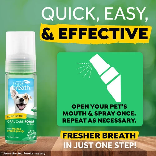 TropiClean - Fresh Breath Oral Care Foam - Image 2